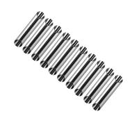 OFFIGAM Moules à Pâte Croûte et Lot de 20 en Acier Inoxydable Argenté, Tubes Cylindriques Spirales Facile à Nettoyer pour Décoration de Cannoli et Pâtisseries