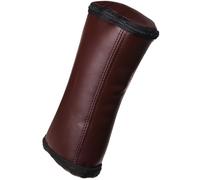 OFFIGAM Oreiller Coussinet en Cuir Artificiel Marron de Pouls Confortable Ergonomique pour Maintenir le Poignet Calme, pour Consultation Médicale ou Acupuncture