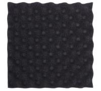 OFFIGAM Panneaux D'isolation Phonique Absorption Sonore en Coton Auto-adhésif Noir et Propriétés Ignifuges pour Portes et Pièces de Taille Moyenne