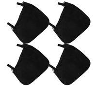 OFFIGAM Paquet de Rangement Portable pour Poussette Bébé Noir en Polyester, 4 Pièces, Multifonction, Léger et Pratique pour Shopping en Extérieur et Voyage