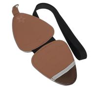 OFFIGAM Paquet de Rangement pour Médiateurs de Guitare en Cuir Capacité de 24 Médiators Accessoires Pratiques avec Cordon Noir