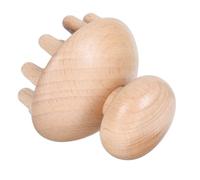 OFFIGAM Peigne de Massage en Bois de Hêtre Naturel, Outil de Massage Pratique et Sûr pour Points D'acupuncture, Design Fin et Lisse, Portable pour Voyage et Usage Familial