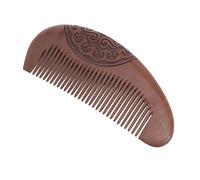 OFFIGAM Peigne Double Face Bois De Pêche Pour Massage Du Chevelu Lisse Et Serré Chic Et Rétro