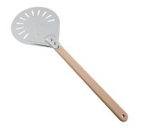 OFFIGAM Pelle à Pizza Prise en Main Confortable Manche en Bois en Alliage D'aluminium 20cm, Facile à Assembler pour Cuisson et Four