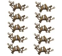 OFFIGAM Pendentifs Oiseau Créatif 10Pcs pour DIY Bracelet et Collier Accessoires en Alliage Décoration Artisanal Vintage Ornements Élégants Présents pour Amis et Famille