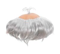 OFFIGAM Perruque Chauve Cosplay pour Hommes Casque Réaliste et Respirant Accessoire Comique Réutilisable pour à Thème et Halloween