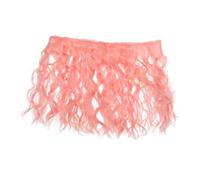 OFFIGAM Perruque De Poupée Cheveux Synthétiques Ondulés Douce Idéale Pour Habiller Et Personnaliser Vos Créations De Poupées Ajoutant Charme Et Style à Votre Collection