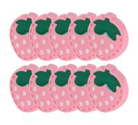 OFFIGAM Petits Boutons Fraise Faciles à Utiliser 10pcs en Plastique Rose Design Polyvalent pour Vêtements Garçon et Filles pour Couture et Projets DIY