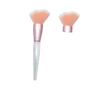 OFFIGAM Pinceau Cosmétique Chat à Poudre Unique Manche Plastique Dégradé Rose Doré Petite Taille pour Se Maquiller Visage Peau Sensible