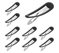 OFFIGAM Pinces à Cheveux à Pression Accessoires Classiques et Élégants Lot de 50 en Métal Noires Forte Tenue et Durabilité lors de Fêtes ou Plages pour Femmes