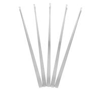 OFFIGAM Pinces à Épiler Faciles à Utiliser en Acier Inoxydable Lot de 5 pour Enlever le Cérumen pour Nettoyage des Oreilles Chez Adultes et Garçon et Filles