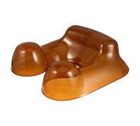 OFFIGAM Plateau de Coloration Capillaire Repose-Cou Sécurisé Étanche Marron en PVC Bac Permanent pour Coiffeurs pour Salon de Coiffure Professionnel