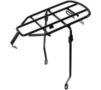 OFFIGAM Porte-Bagages Arrière Noir pour Vélo 14 Pouces en Métal Étanche Séchage Rapide, Support Confortable pour Banquette Arrière, pour Transporter Bagages et Passagers