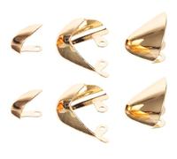 OFFIGAM Protège-talons Couverture Pointue en Métal pour Chaussures à Talons Hauts, 3 Paires, Protection Facile à Installer, Design Élégant et Délicat pour Bottes et Escarpins