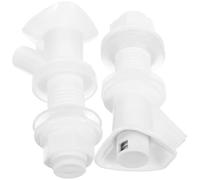 OFFIGAM Robinets Poussoirs Pièces de Rechange Lot de 2 Blancs Réutilisables en Plastique Faciles à Nettoyer pour Refroidisseur D'eau Adaptés la Cuisine pour Distributeur D'eau