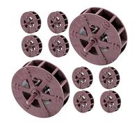OFFIGAM Roue de Fontaine Décorative 10 Pièces en Plastique pour Scène | Micro Roue à Eau, Usage Extérieur et Aquarium, pour Pot en Céramique et Jardinière