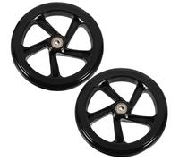 OFFIGAM Roues Trottinette 175 MM en Polyuréthane Lot de 2 Roues de Rechange pour Fauteuil Roulant et Véhicule Électrique Accessoires Mobilité Quotidienne Faciles à Monter