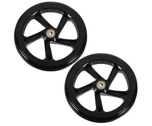 OFFIGAM Roues Trottinette 175 MM en Polyuréthane Lot de 2 Roues de Rechange pour Fauteuil Roulant et Véhicule Électrique Accessoires Mobilité Quotidienne Faciles à Monter