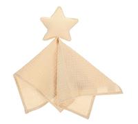 OFFIGAM Serviette Réconfortante pour Bébé en Coton Khaki Douce et Douce Peau, Design Unique et Attrayant, pour Développer Capacités Opérationnelles des -nés