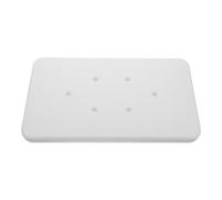 OFFIGAM Siège Pe Blanc pour Chaise de Bain et Chaise Percée, Accessoire de Remplacement Facile à Installer, Support Stable Trous de Fixation 5 à 24 Cm