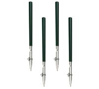 OFFIGAM Stylos à Encre Couleur Aléatoire Lot de 4 pour des Lignes Droites, Vert, Faciles à Maîtriser pour Dessin Précis et Création Artistique