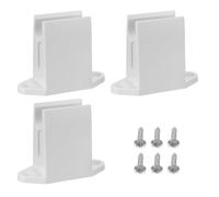 OFFIGAM Support de Manivelle 13mm pour Auvent en Plastique, Lot de 3 avec Vis, Support Stable et Gain de Place pour Fenêtre à Louvre et Jardin