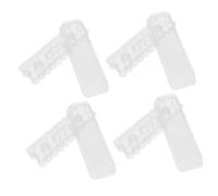 OFFIGAM Support de Rangement 24 Emplacements 4 Pièces en Plastique Transparent Maintien Stable et Design Modulaire pour Flacons de Peptides et Insuline pour Réfrigérateur ou Tiroir