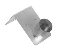 OFFIGAM Support Mural en Acier Argenté Compatible Miroirs Grand Angle Fixation Facile pour Miroir Convexe de Sécurité pour Parkings et Espaces Extérieurs