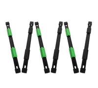 OFFIGAM Support pour Douilles Voiture 6 Pièces en Pp avec 86 Clips, Surface Antidérapante et Slots Profonds, Adaptable aux Douilles 1/4, 3/8 et 1/2 Pouce pour Garage ou Boîte à Outils