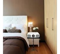 OFFIGAM Support Projecteur Trépied Pliable Réglable Hauteur Table Pliable pour Projecteur et Ordinateur Portable Trépied Polyvalent Métal et Portable et Stable pour Usage Domestique