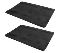 OFFIGAM Tapis de Cartes Magicien en Tissu Noir Confortable et Anti-reflet pour Routines et Gimmicks, Lot de 2 Pièces pour Spectacles de Magie