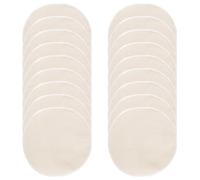 OFFIGAM Tapis de Vapeur en Coton Blanc 20pcs pour Cuisson Saine de Dim Sum et Dumplings, Pliable, Cuisine et Hôtel