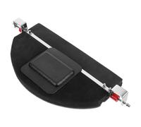 OFFIGAM Tapis D'entraînement Silencieux en Caoutchouc Noir pour Batterie, Pad de Sourdine pour Grosse Caisse Protection Auditive et Rangement Pratique