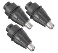 OFFIGAM Tête de Remplacement Tondeuse à Poils de Nez Électrique Acier Abs 3 Pièces Compatible Homme Usage Hygiène Personnelle Soin du Visage