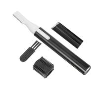 OFFIGAM Tondeuse à Sourcils Électrique 1 Ensemble Rasoir Coupe des Poils Épilateur Multifonctionnel Toilettage Visage avec Brosse de Nettoyage