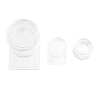 OFFIGAM Transparent Distributeur d'eau pour Fourmis Lot de 2, en Acrylique | Visibilité du Niveau D'eau, Surface Lisse pour Remplissage Rapide, pour Fourmilière et Observation Scientifique