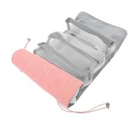 OFFIGAM Trousse de Maquillage Pochette Cosmétique Portable Quatre-en-Un Imperméable Grosse Capacité en PU et Tissu pour Voyage d'affaires
