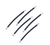 OFFIGAM Tuyau de Rallonge pour Pompe à Air Vélo 150 Psi en Caoutchouc et Alliage Noir, Accessoires pour Gonfleur Pneus Vélo, Installation Facile et Étanche