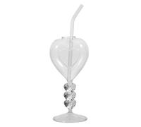 OFFIGAM Verre à Cocktail en Verre Forme de Cœur Élégant, Design Léger et Capacité 208 Ml, pour Servir des Boissons et Accessoire Photo Original