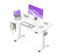 OffiGo Bureau Assis Debout électrique, 120cm Bureau Electrique, Blanc
