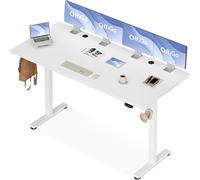 OffiGo Bureau Assis Debout électrique, 180cm Bureau Electrique, Blanc