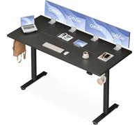 OffiGo Bureau Assis Debout électrique, 180cm Bureau Electrique, Noir