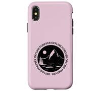 Offline Forever (Détox numérique) (Nature Graphic) Coque pour iPhone X/XS