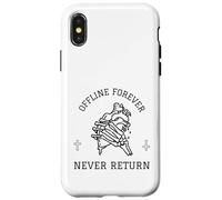 Offline Forever - Never Return (Digital Detox) (Graphique) Coque pour iPhone X/XS