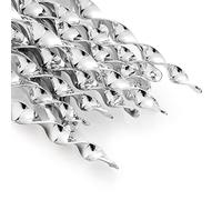 OFFO 12 Pcs Repulsif Pigeon Réfléchissant, Bâton Effaroucheur Pigeons en Spirale, Réflexion à 360°, Barre Effaroucheur Oiseaux Exterieur, Anti Oiseaux pour Balcon, Jardins et Toits
