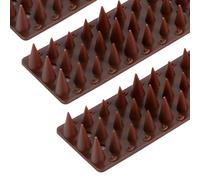 OFFO Pic Anti Pigeon,Anti Pigeon 10,8m,Pique Anti Pigeon pour Dissuader Les Oiseaux,Pics Anti Pigeons pour balcons,Jardins sur toits ou barrières d'intimité,Brun