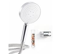 OFFO Pommeau de Douche avec Tuyau 1,6m et Support Anti Calcaire