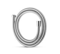 OFFO Tuyau de Douche en Acier Inoxydable Avec Protection Anti-Torsion 1,6m~2m, Tuyau Douche Extensible,Elastiquement étiré Entre, Haute pression de remplacement Flexible de Douche,Chrome