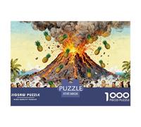 Offrande volcanique des îles du Pacifique Puzzle en Bois Imperméable DIY Puzzles De 1000 Pièces pour Adultes Cadeaux Défi Et Casse-tête Jeux De Stimulants