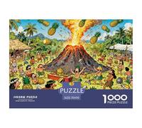 Offrande volcanique des îles du Pacifique Puzzle en Bois Imperméable DIY Puzzles De 1000 Pièces pour Adultes Défi Et Casse-tête De Décoration pour La Maison